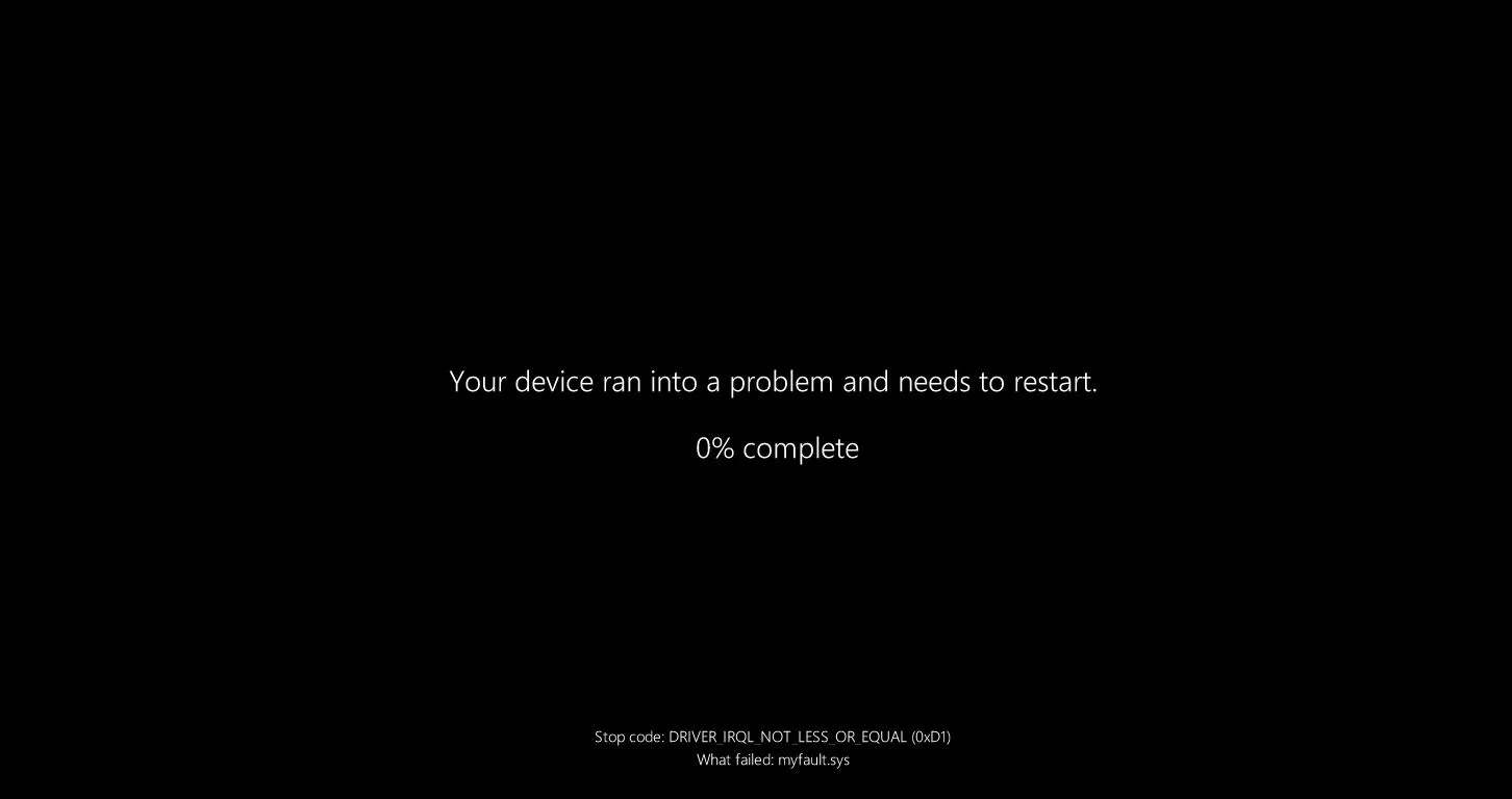 Màn hình xanh chết chóc mới trên Windows 11 24H2