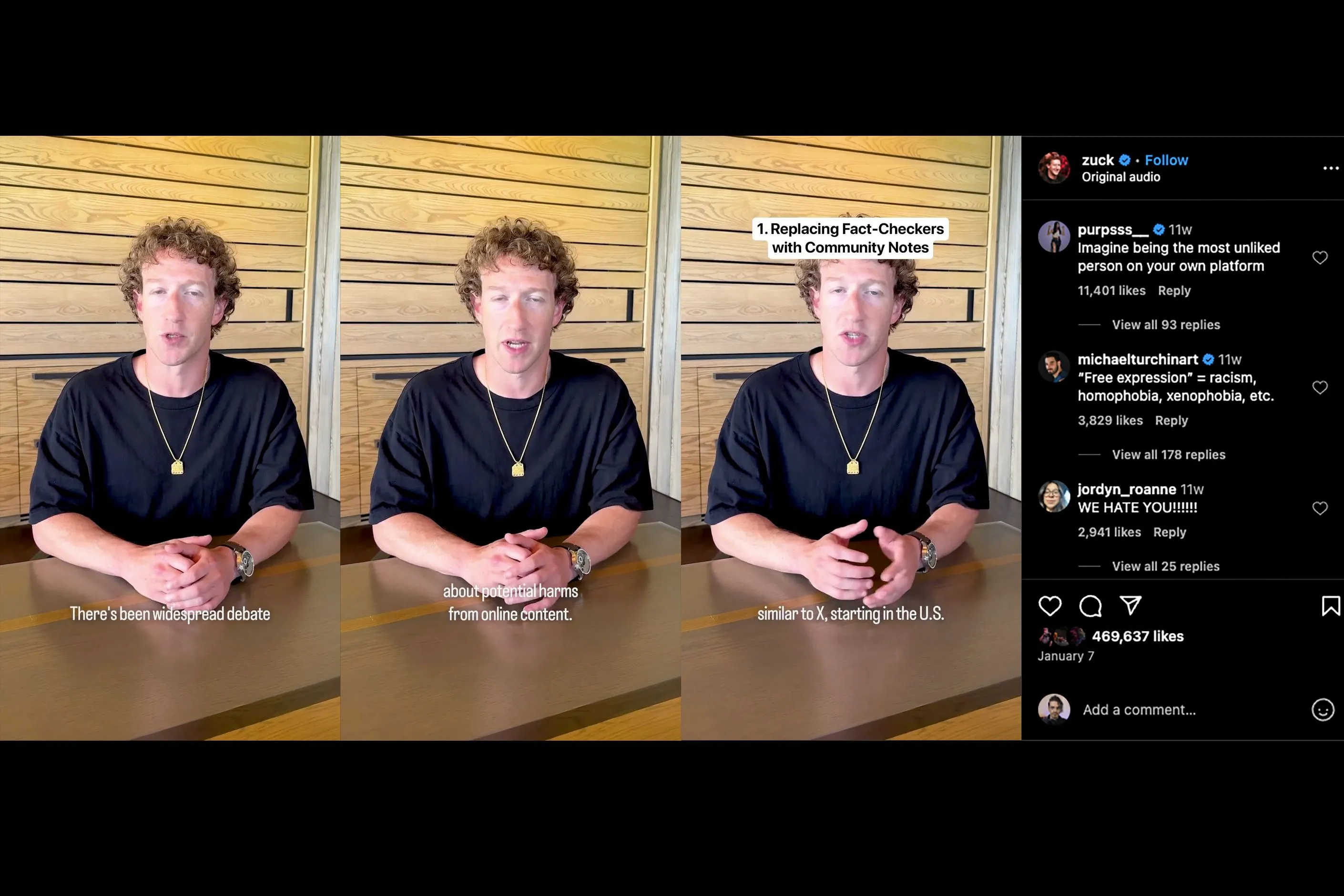 Mark Zuckerberg thông báo Meta sẽ ngừng kiểm tra thông tin, ảnh hưởng đến tính xác thực của nội dung trên Instagram và các nền tảng khác