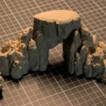 Mô hình địa hình đá dùng trong Dungeons & Dragons