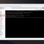 Mở tab Shell của một node Proxmox