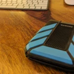 Ổ cứng di động Adata HD710 Pro 2TB trên bàn làm việc