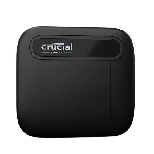 Ổ cứng di động Crucial X6 Portable SSD màu đen, dung lượng 1TB