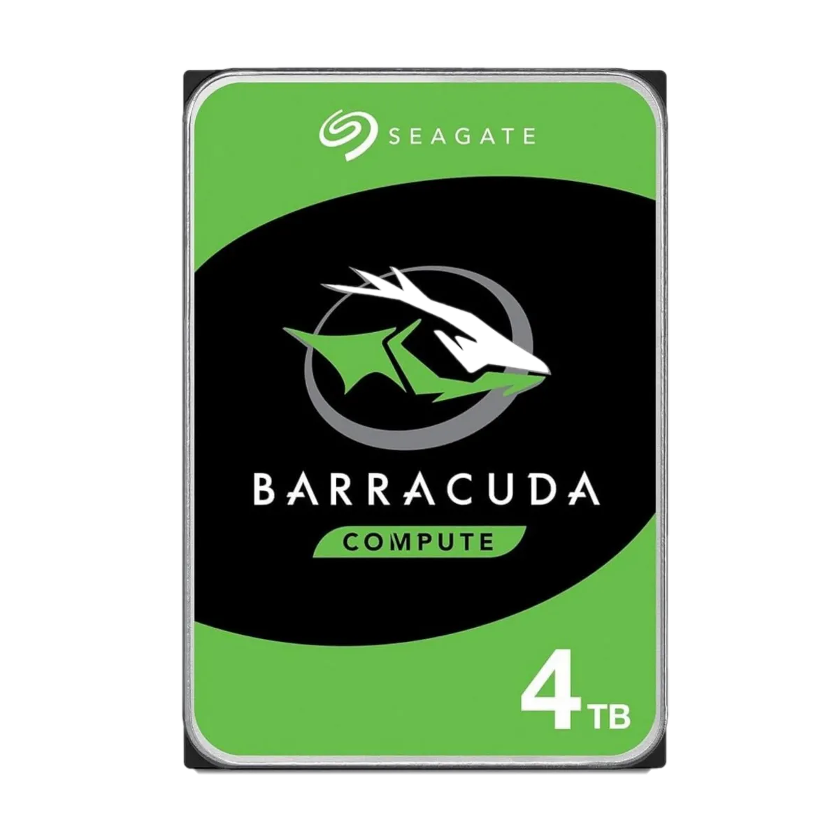 Ổ cứng HDD Seagate BarraCuda 4TB màu trắng, minh họa giải pháp lưu trữ game và dữ liệu dung lượng lớn hiệu quả về chi phí.