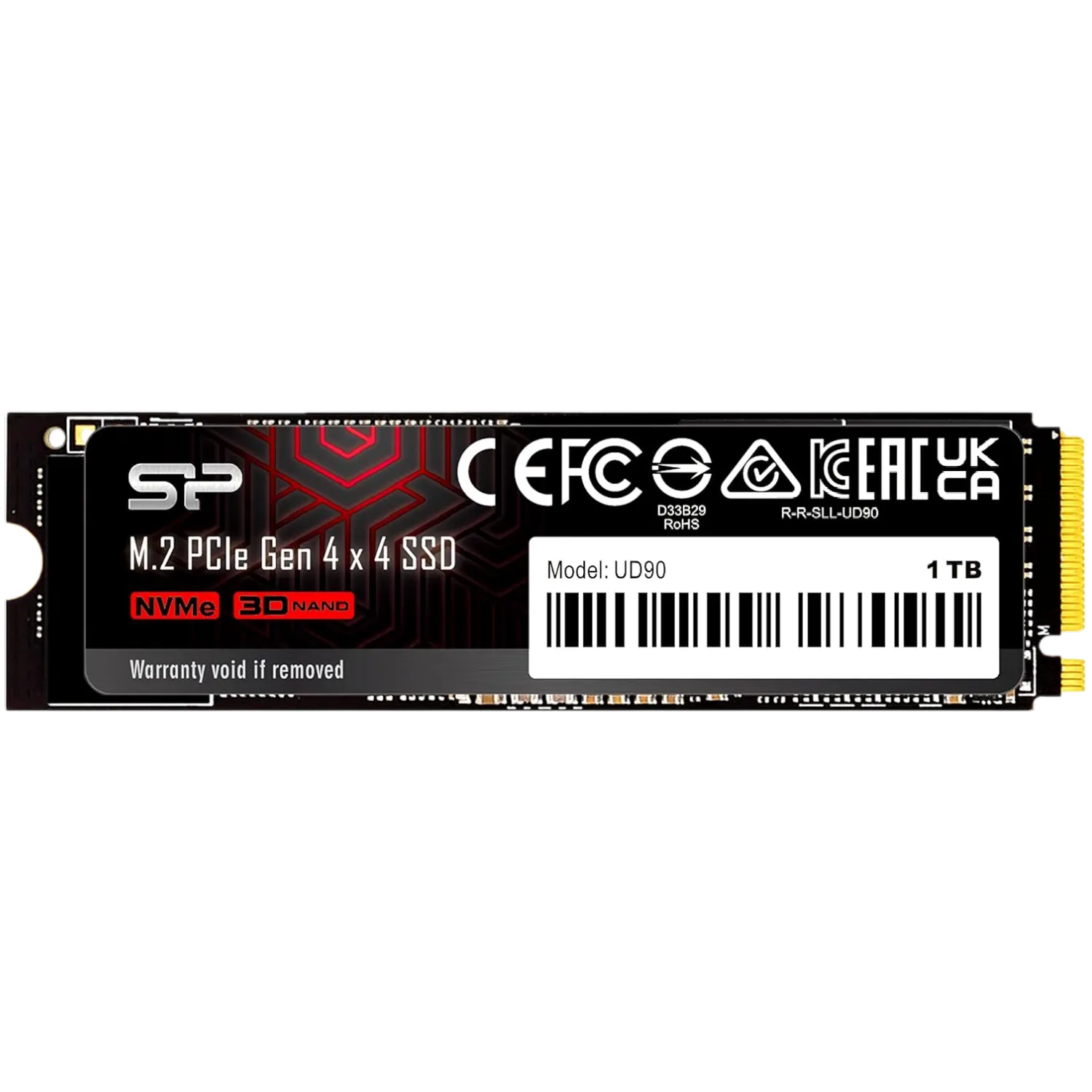 Ổ cứng SSD Silicon Power UD90 1TB NVMe Gen4 màu đen