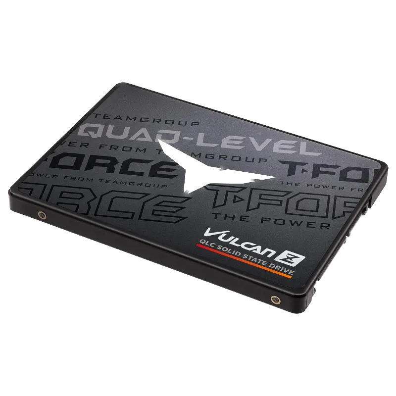 Ổ cứng SSD TEAMGROUP T-Force Vulcan Z 1TB SATA III, mang lại tốc độ vượt trội so với ổ cứng HDD truyền thống.