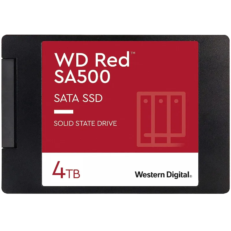 Ổ cứng SSD Western Digital Red SA500 4TB chuyên dụng cho NAS để tăng tốc Docker