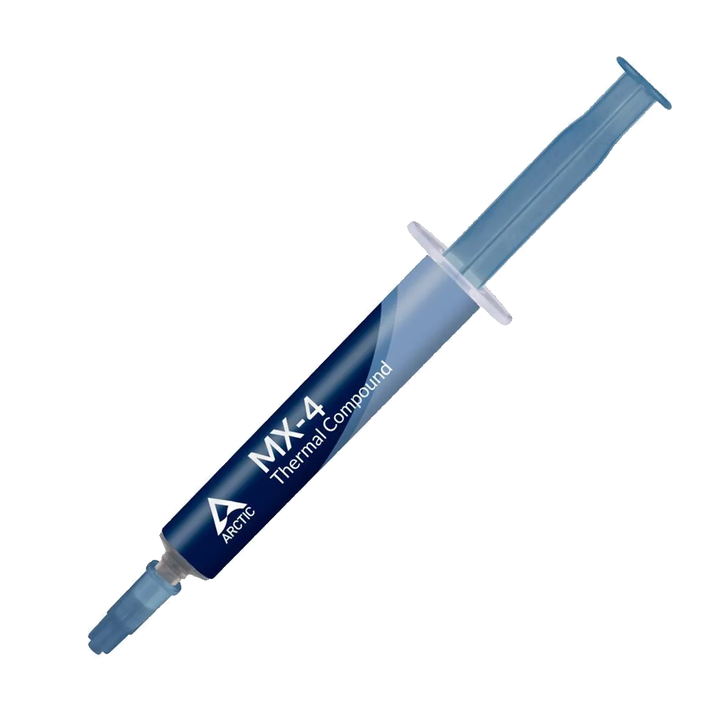 Ống keo tản nhiệt Arctic MX-4 màu xanh đen, dễ sử dụng và không dẫn điện, tối ưu nhiệt độ CPU/GPU.