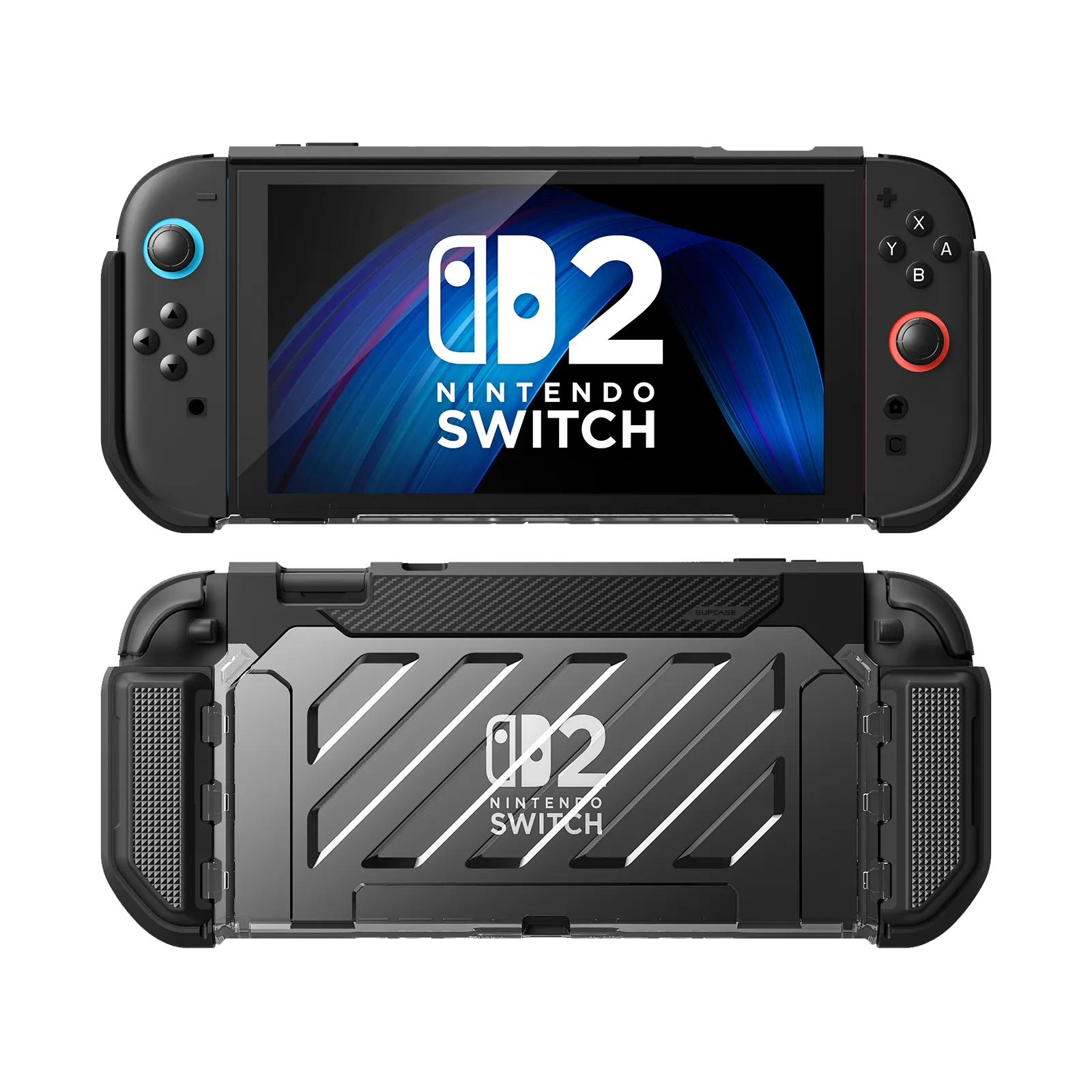 Ốp Supcase Unicorn Beetle Pro màu đen bảo vệ toàn diện cho Nintendo Switch 2