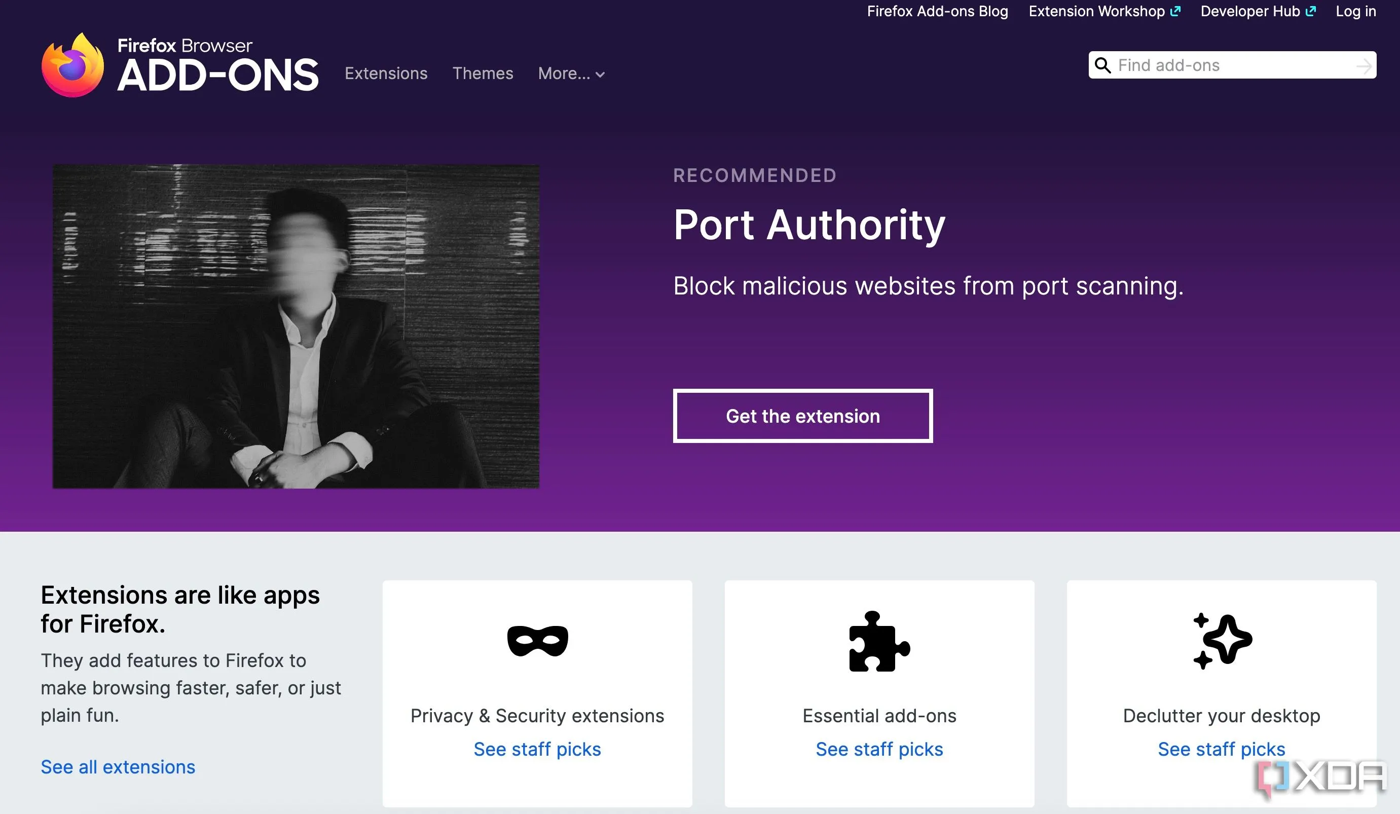 Phần cài đặt tiện ích mở rộng của Zen Browser hiển thị các add-on tương thích Firefox