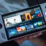 ROG Ally hiển thị giao diện SteamOS Bazzite tối ưu cho việc chơi game cầm tay
