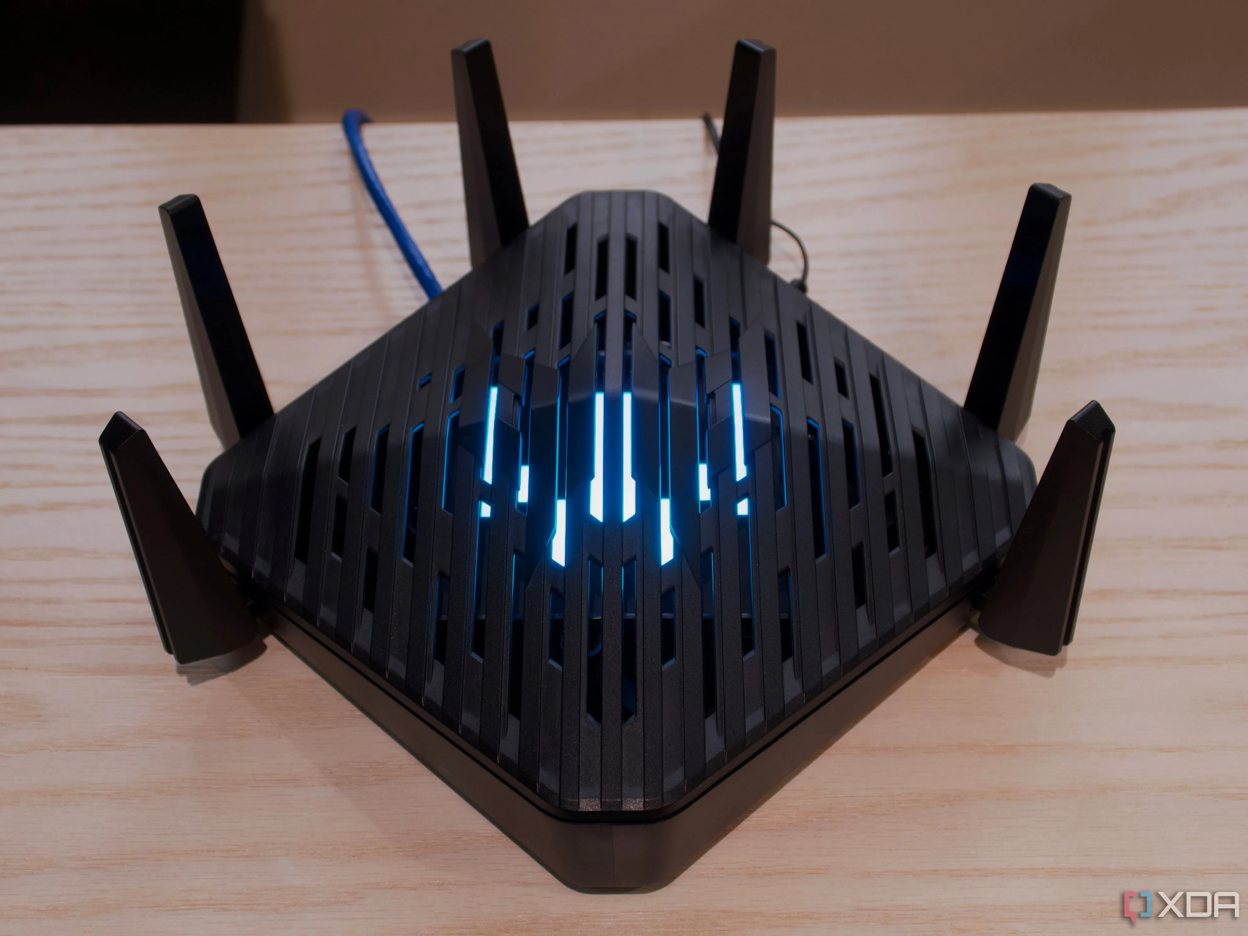 Router Wi-Fi hiệu suất cao Acer Predator Connect W6 minh họa khả năng tốc độ mạng vượt trội