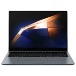 Samsung Galaxy Book 4 Ultra mặt trước với màn hình AMOLED 16 inch hiển thị sống động
