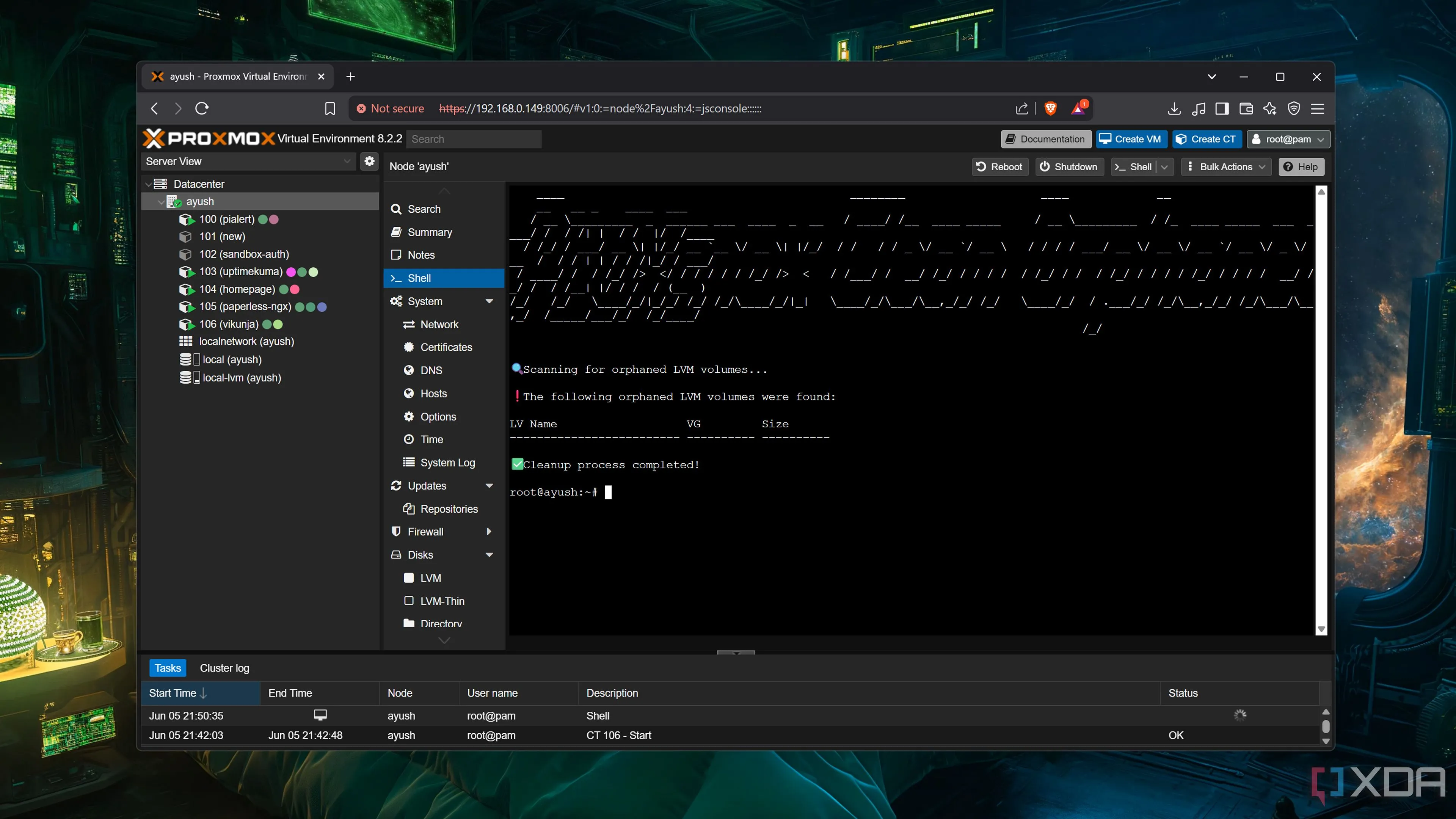 Script Proxmox Clean Orphaned LVM giúp giải phóng dung lượng