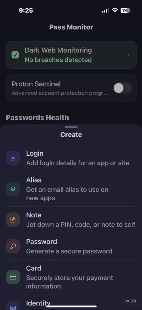 Tạo bí danh email với Proton Pass trên iPhone
