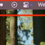 Thanh Menu Bar trên macOS với biểu tượng Ice dạng chấm nhỏ hiển thị các ứng dụng đã ẩn