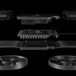 Thiết kế chi tiết hệ thống tản nhiệt Founders Edition của card đồ họa NVIDIA RTX 50 series