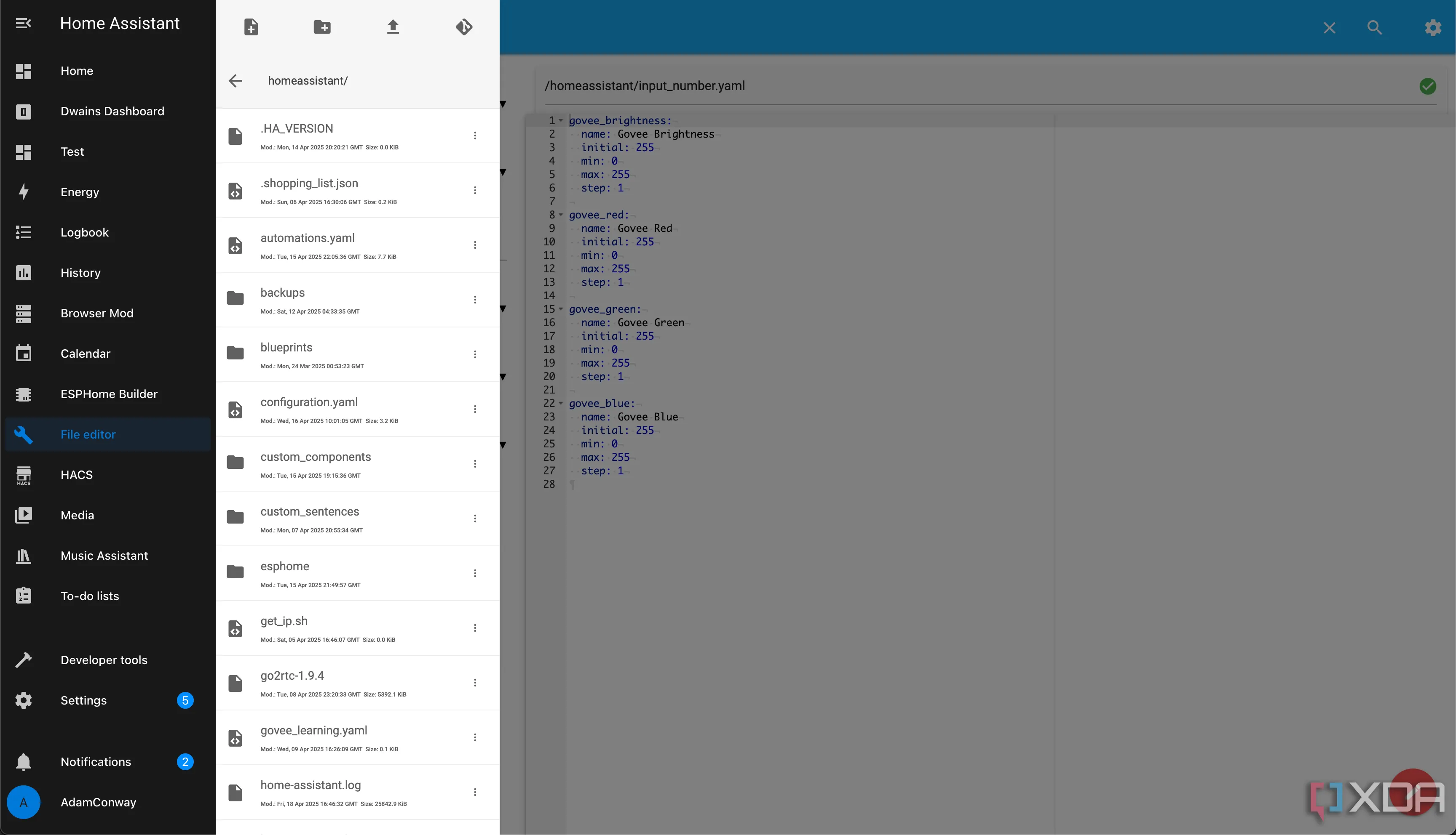 Trình chỉnh sửa File Editor Home Assistant giúp sửa file cấu hình YAML dễ dàng