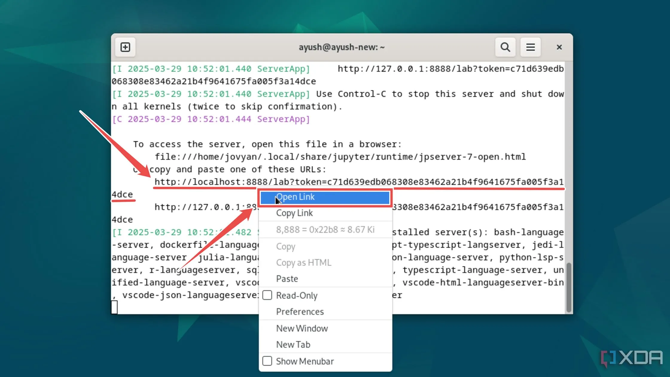 Truy cập giao diện web của Jupyter Notebook sau khi triển khai Docker
