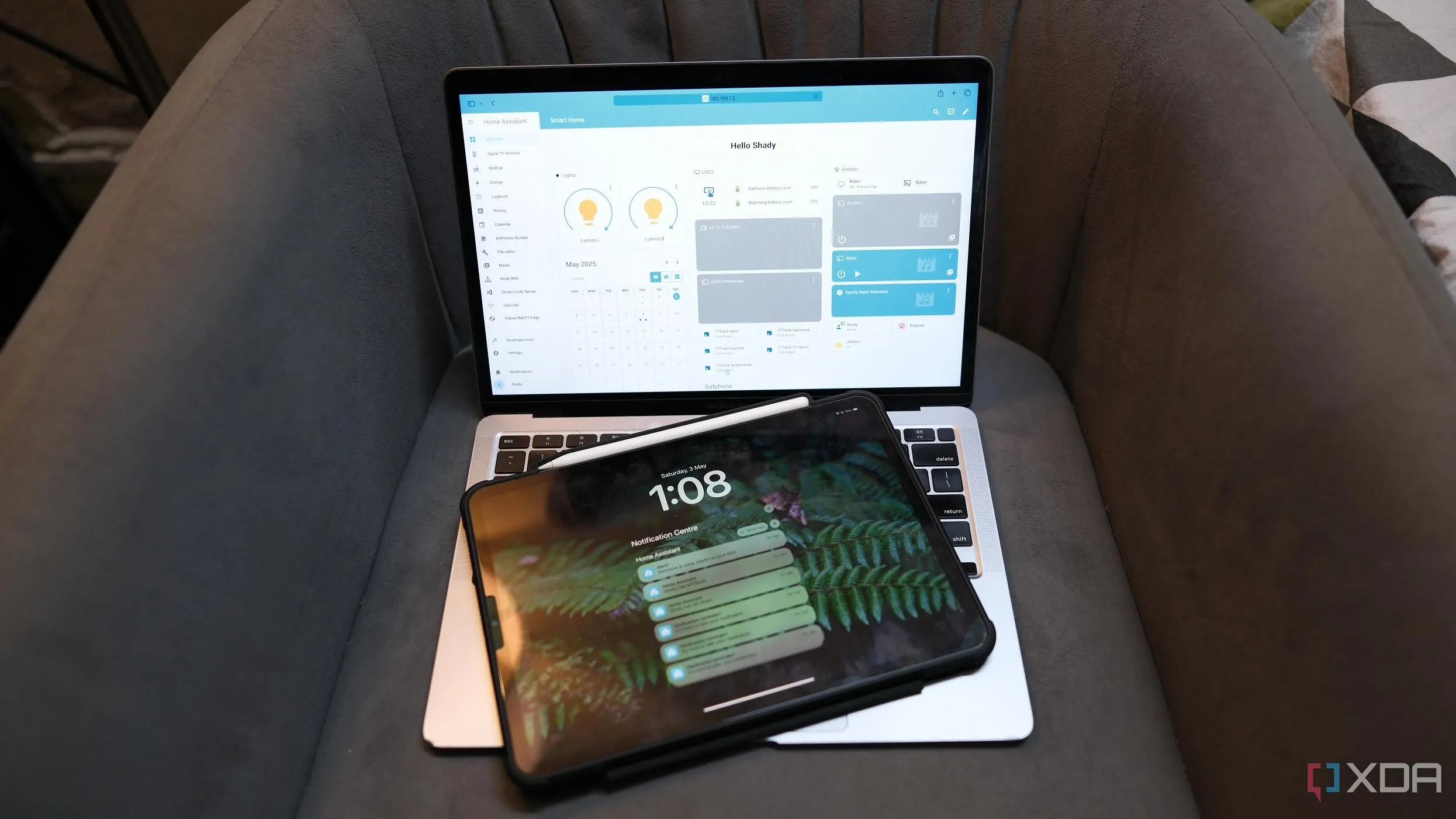 Tự động hóa nhà thông minh bằng Home Assistant trên laptop và máy tính bảng