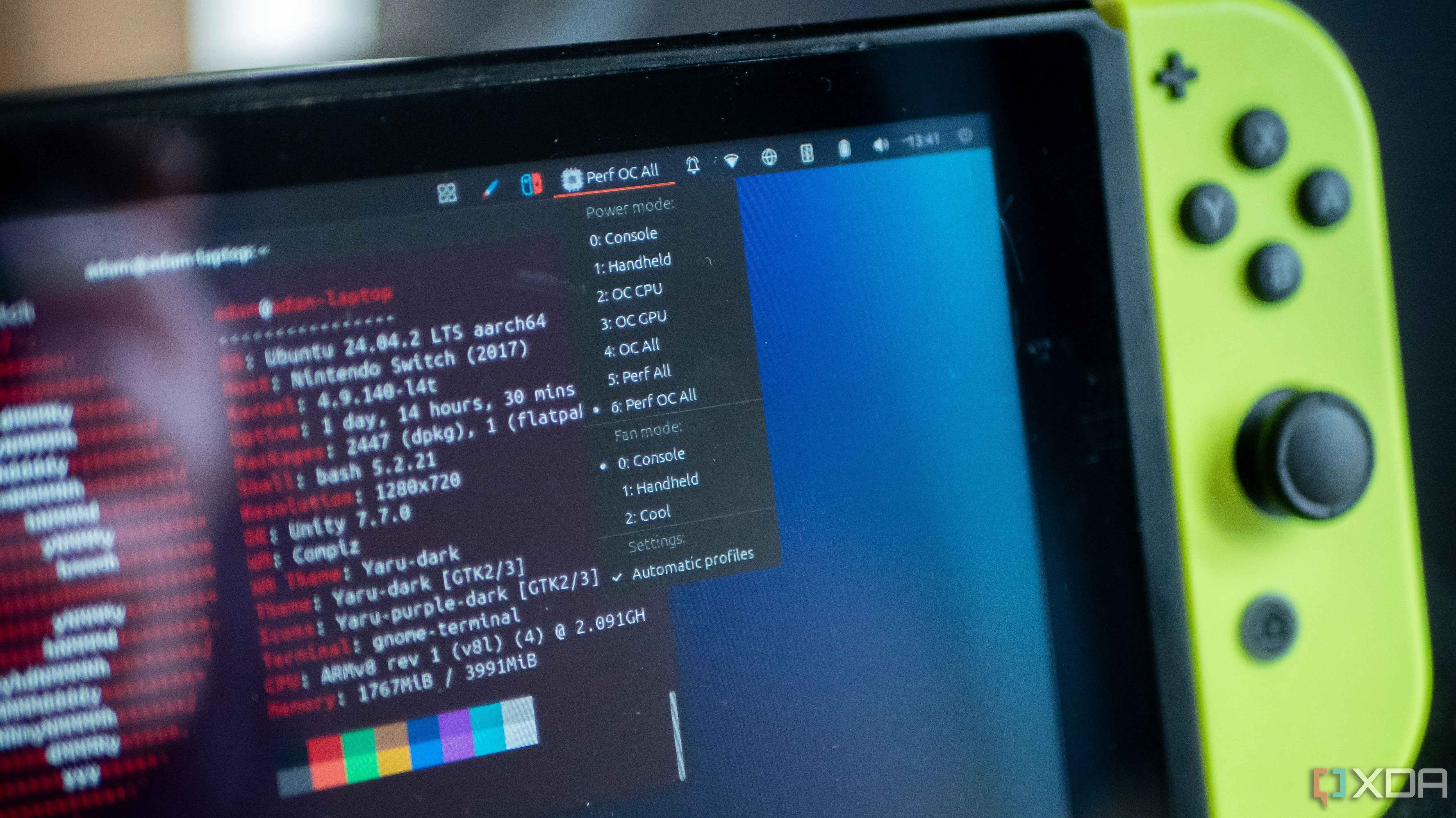 Tùy chọn ép xung (overclock) trên Nintendo Switch khi chạy Linux để tăng hiệu năng