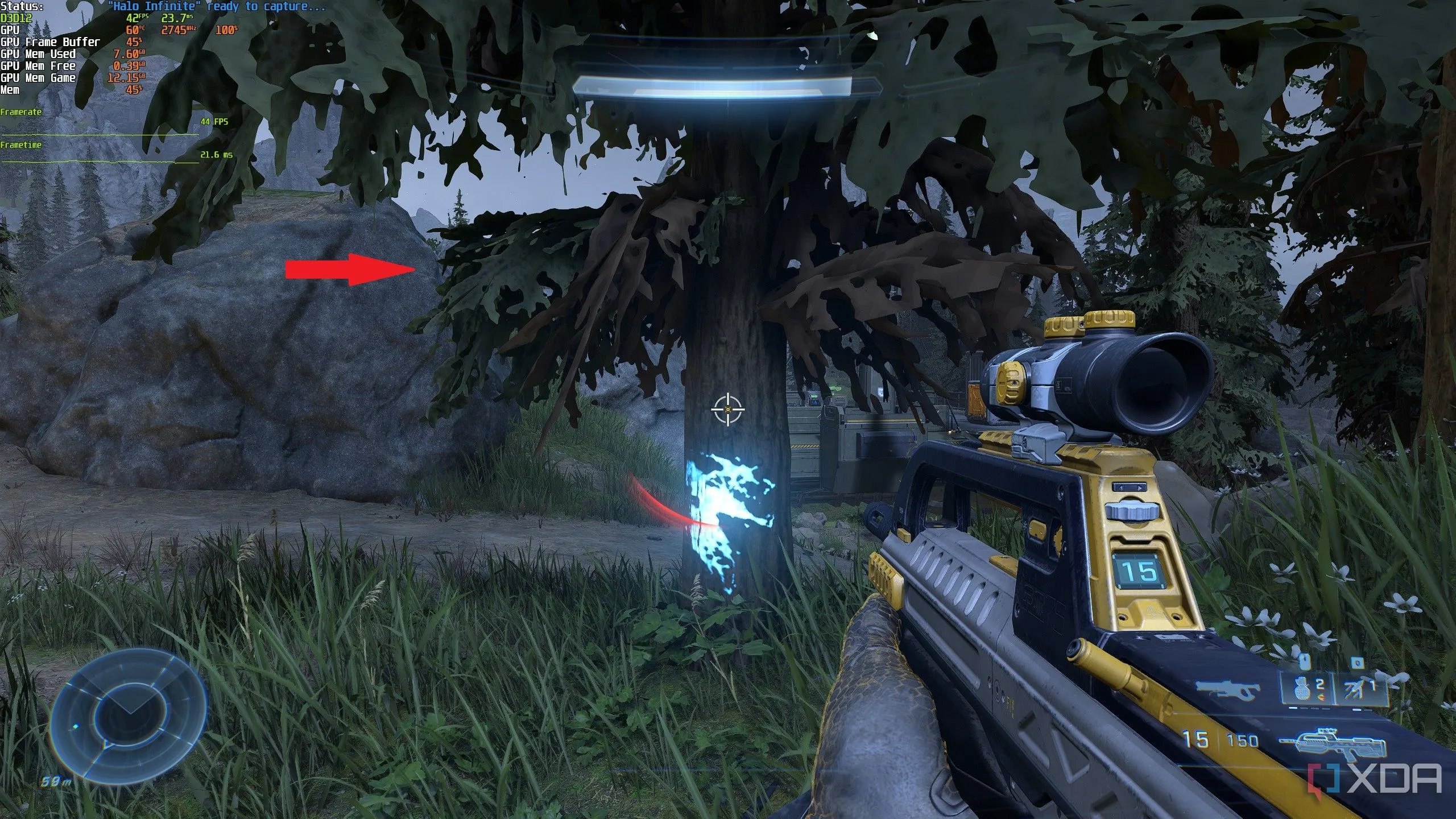 Vấn đề hiển thị texture độ phân giải thấp và hiện tượng pop-in trong game Halo Infinite do giới hạn VRAM