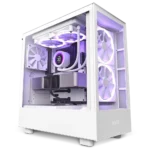 Vỏ case NZXT H5 Elite với thiết kế hiện đại và mặt kính cường lực.