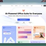 WPS Office hiển thị thông tin về việc ứng dụng miễn phí trên website chính thức